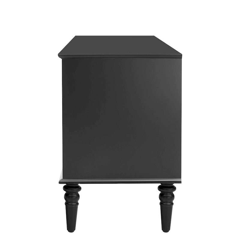 Meuble TV Rétro Meuble de Divertissement Console de Commande Multimédia