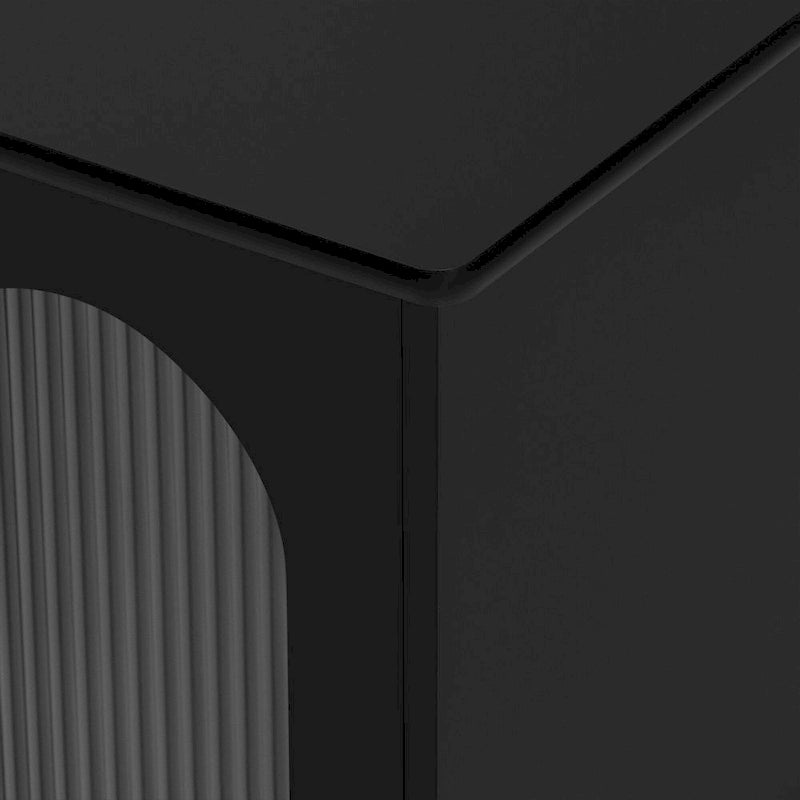 Meuble TV Rétro Meuble de Divertissement Console de Commande Multimédia