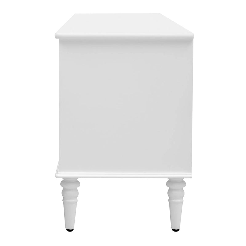 Meuble TV Rétro Meuble de Divertissement Console de Commande Multimédia