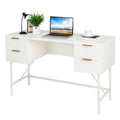 Tiroirs de rangement pour bureau d'ordinateur, cadre métallique moderne