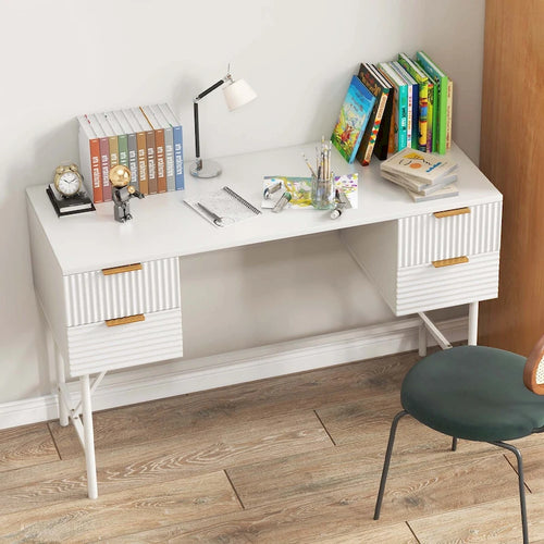 Tiroirs de rangement pour bureau d'ordinateur, cadre métallique moderne