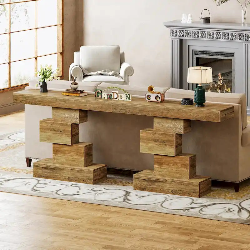 Console de canapé de ferme en bois pour entrée/couloir
