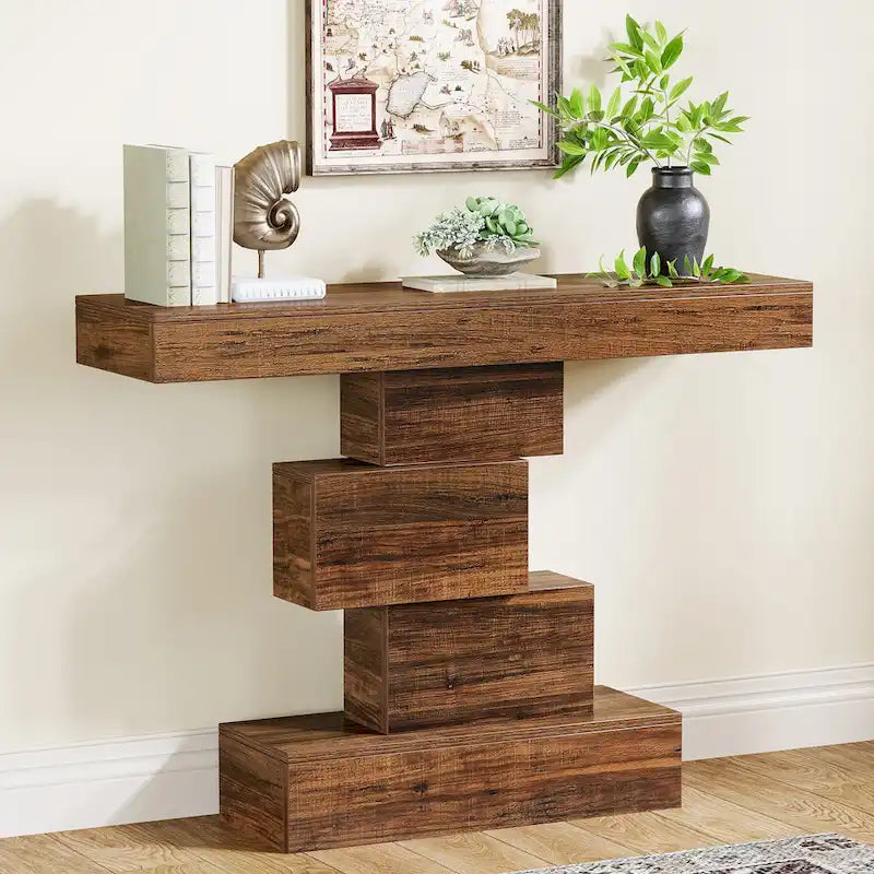 Console de canapé de ferme en bois pour entrée/couloir