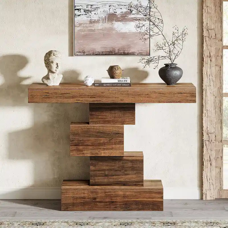 Console de canapé de ferme en bois pour entrée/couloir