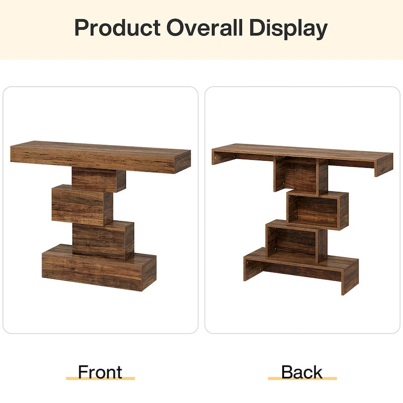 Console de canapé de ferme en bois pour entrée/couloir