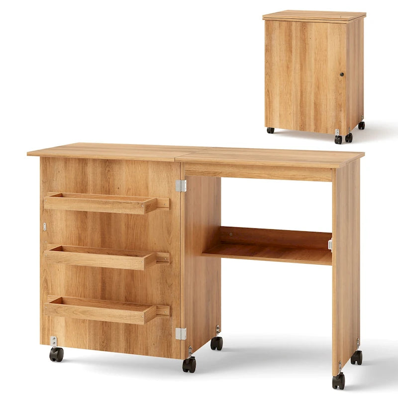 Meuble de rangement pour table de couture