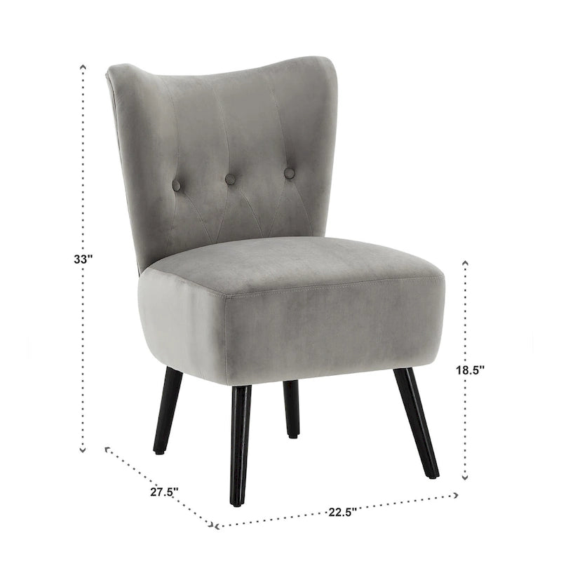 Large fauteuil capitonné