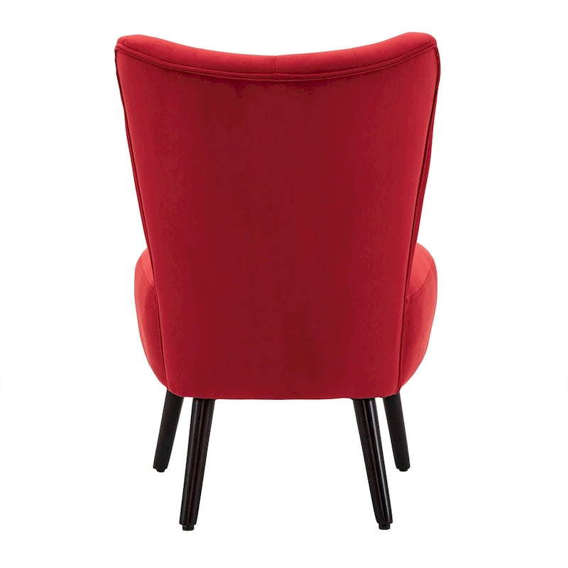Large fauteuil capitonné