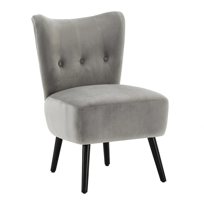 Large fauteuil capitonné