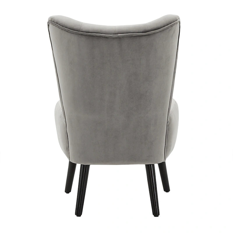 Large fauteuil capitonné