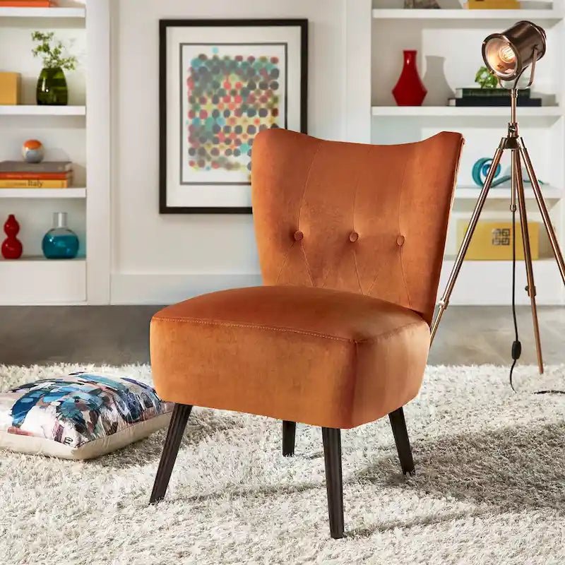 Large fauteuil capitonné