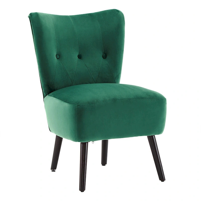Large fauteuil capitonné