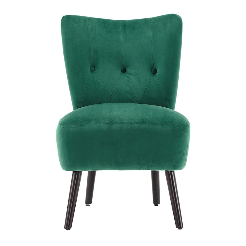 Large fauteuil capitonné