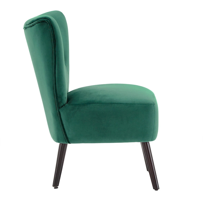Large fauteuil capitonné