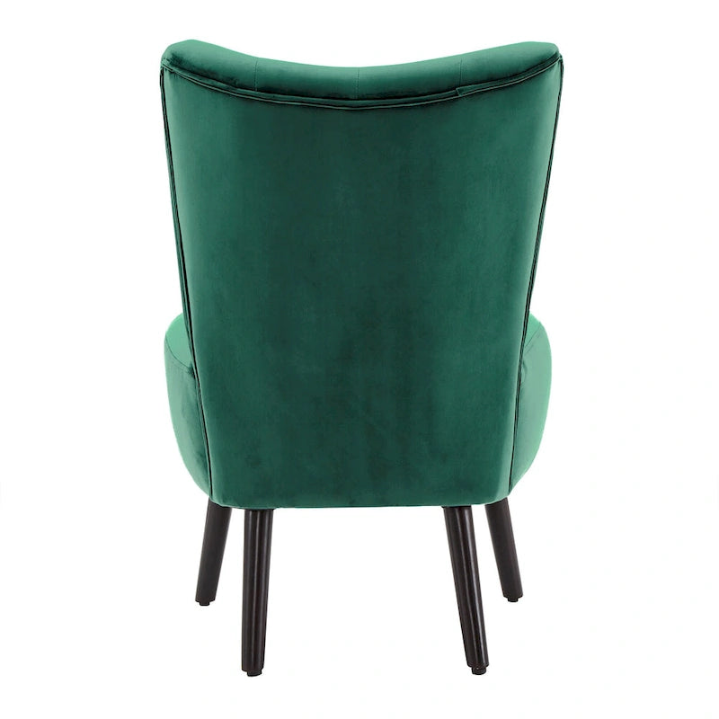 Large fauteuil capitonné