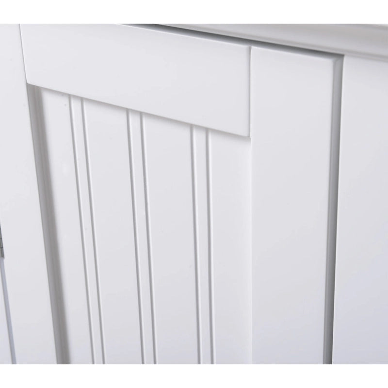 Garde-manger de rangement de cuisine blanc à une porte pour la maison et le bureau