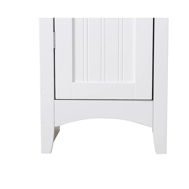 Garde-manger de rangement de cuisine blanc à une porte pour la maison et le bureau