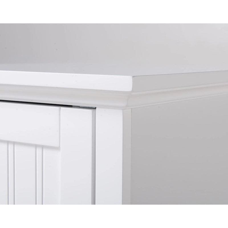 Garde-manger de rangement de cuisine blanc à une porte pour la maison et le bureau