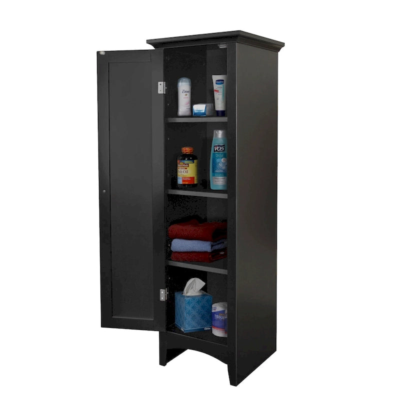 Garde-manger de rangement de cuisine blanc à une porte pour la maison et le bureau