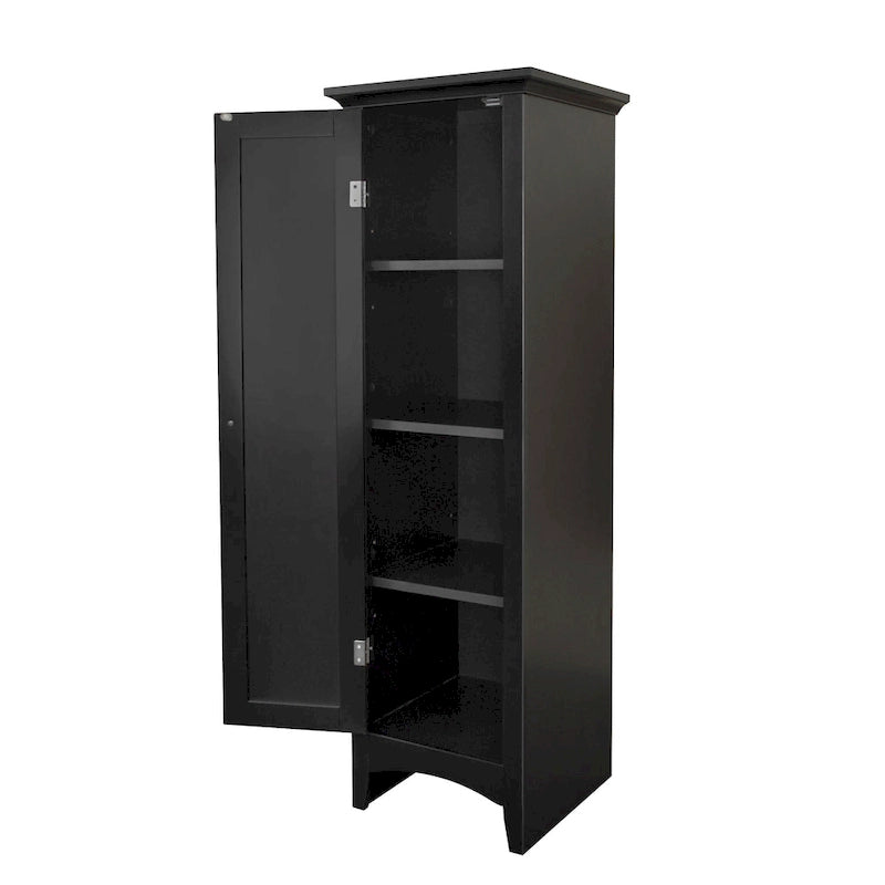Garde-manger de rangement de cuisine blanc à une porte pour la maison et le bureau