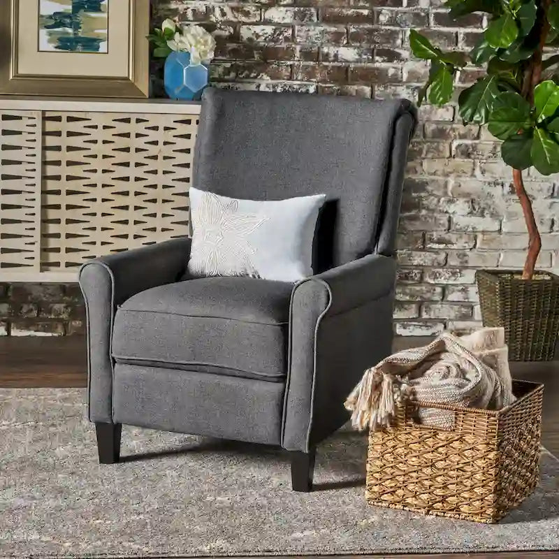 Fauteuil inclinable en tissu traditionnel par