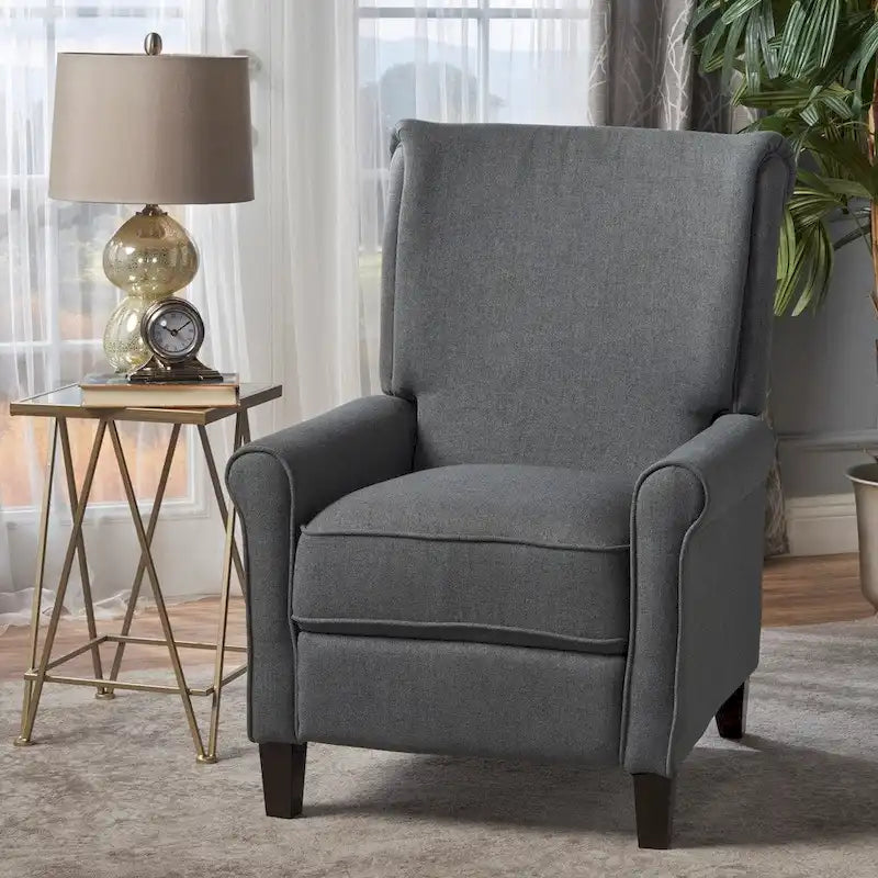 Fauteuil inclinable en tissu traditionnel par