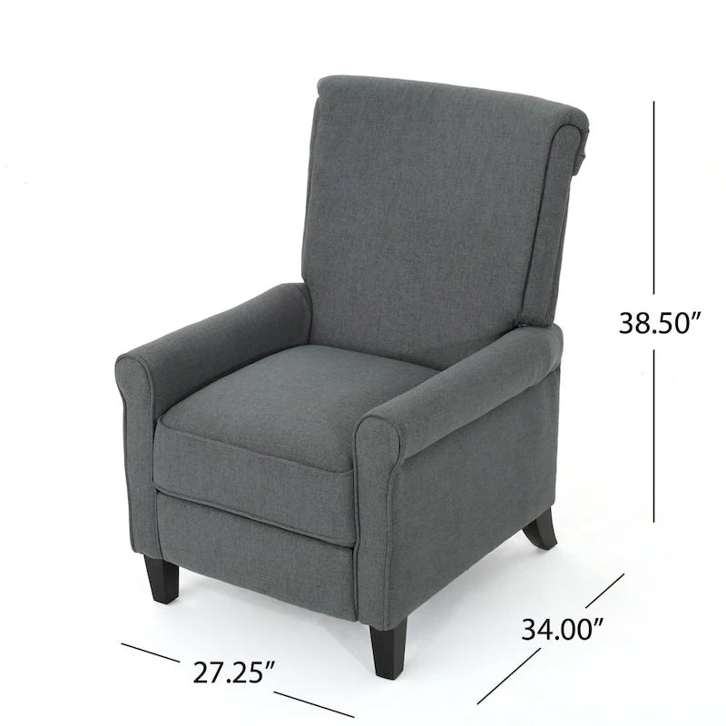 Fauteuil inclinable en tissu traditionnel par