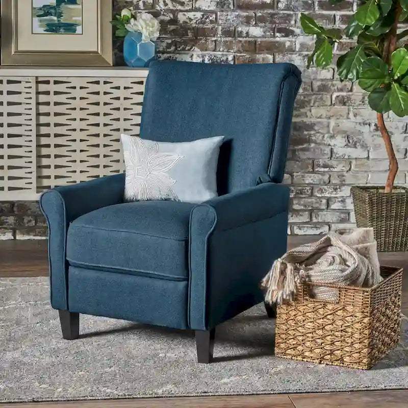 Fauteuil inclinable en tissu traditionnel par