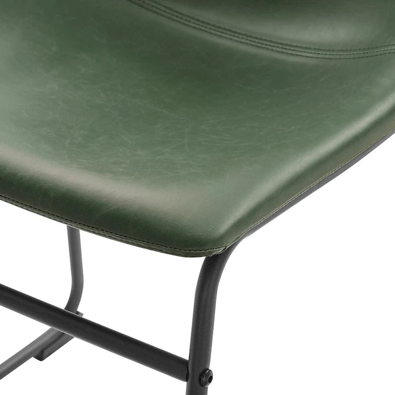 Tabouret de comptoir en similicuir