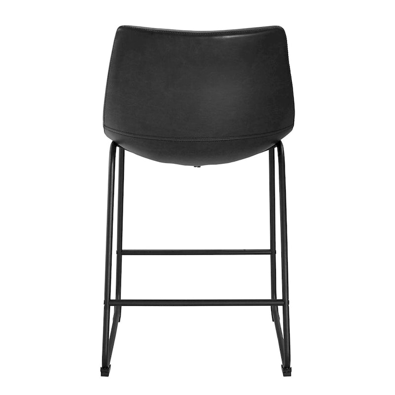 Tabouret de comptoir en similicuir