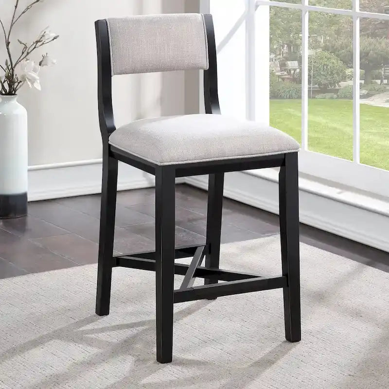 Tabouret de comptoir en bois massif