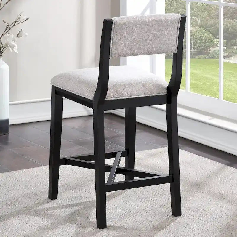 Tabouret de comptoir en bois massif