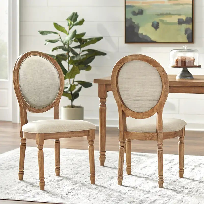 Chaise de salle à manger en bois massif