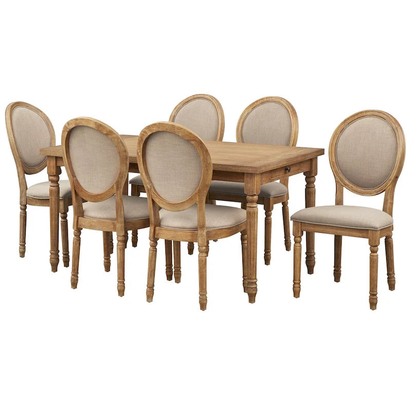 Chaise de salle à manger en bois massif