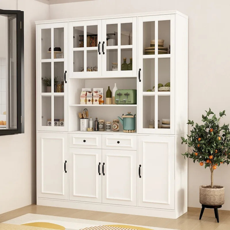 Buffet, Vitrine, Bibliothèque, Porte vitrée