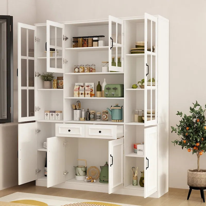 Buffet, Vitrine, Bibliothèque, Porte vitrée