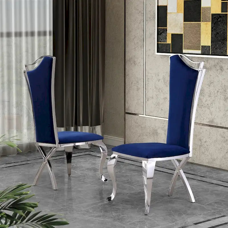 Chaises d'appoint de salle à manger capitonnées de luxe Meubles de la meilleure qualité