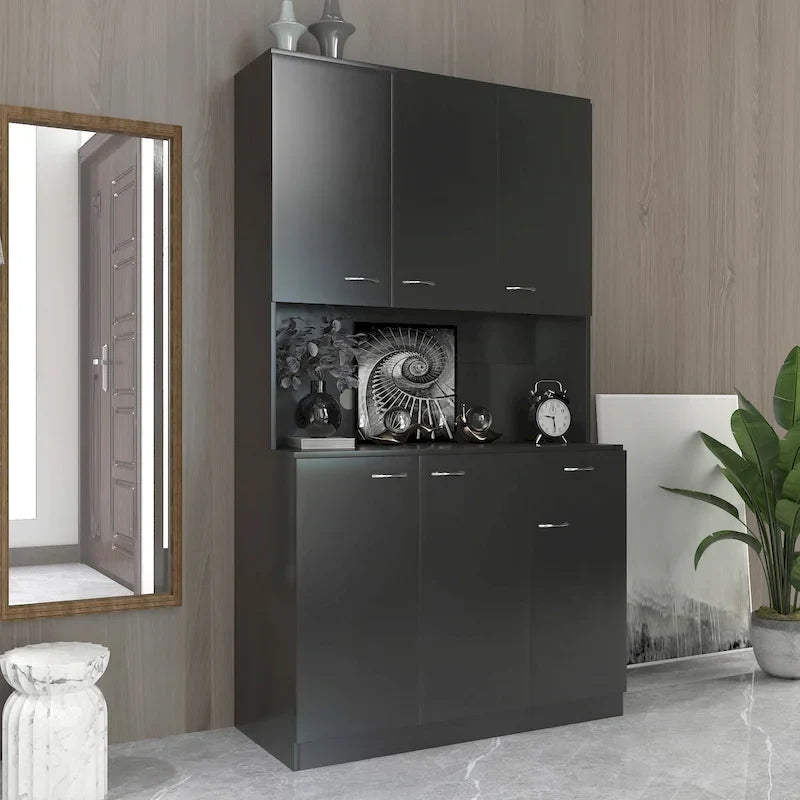 Meuble haut de cuisine 1 étagère ouverte et 1 tiroir pour chambre