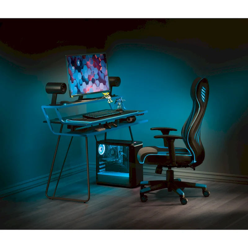 Bureau de gaming réglable