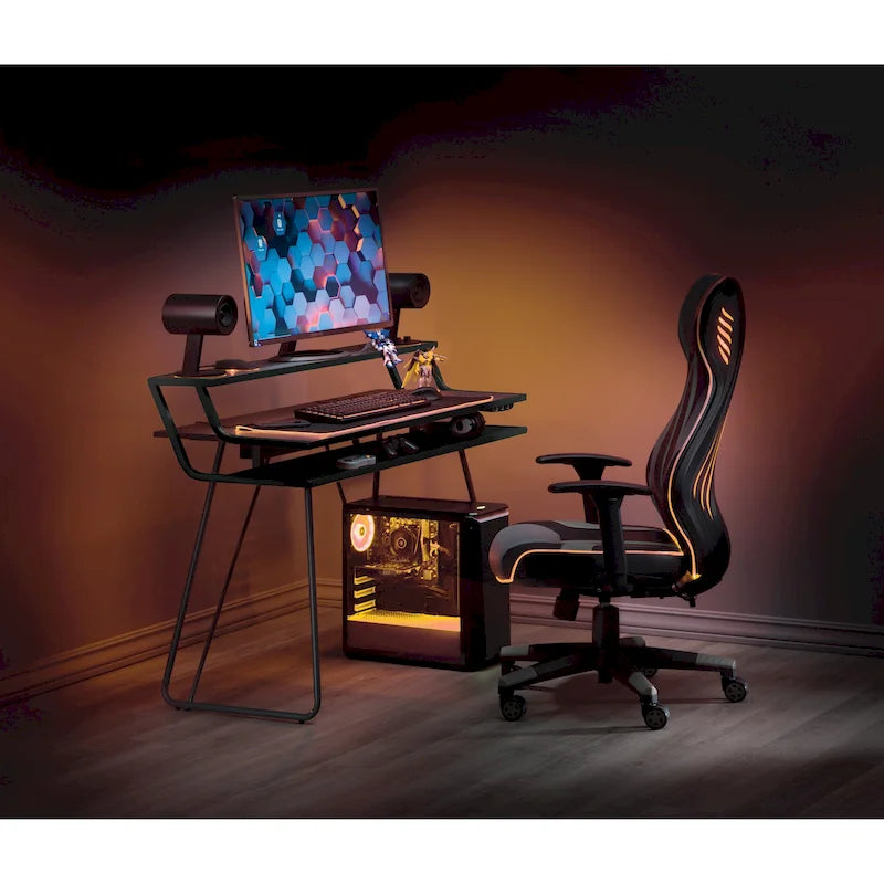Bureau de gaming réglable