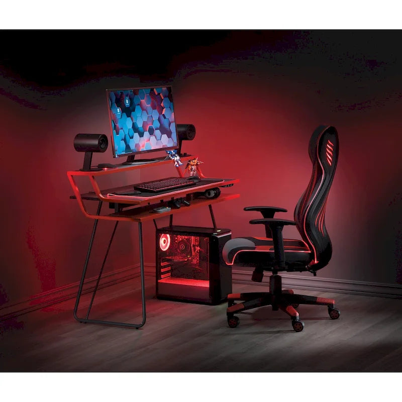 Bureau de gaming réglable