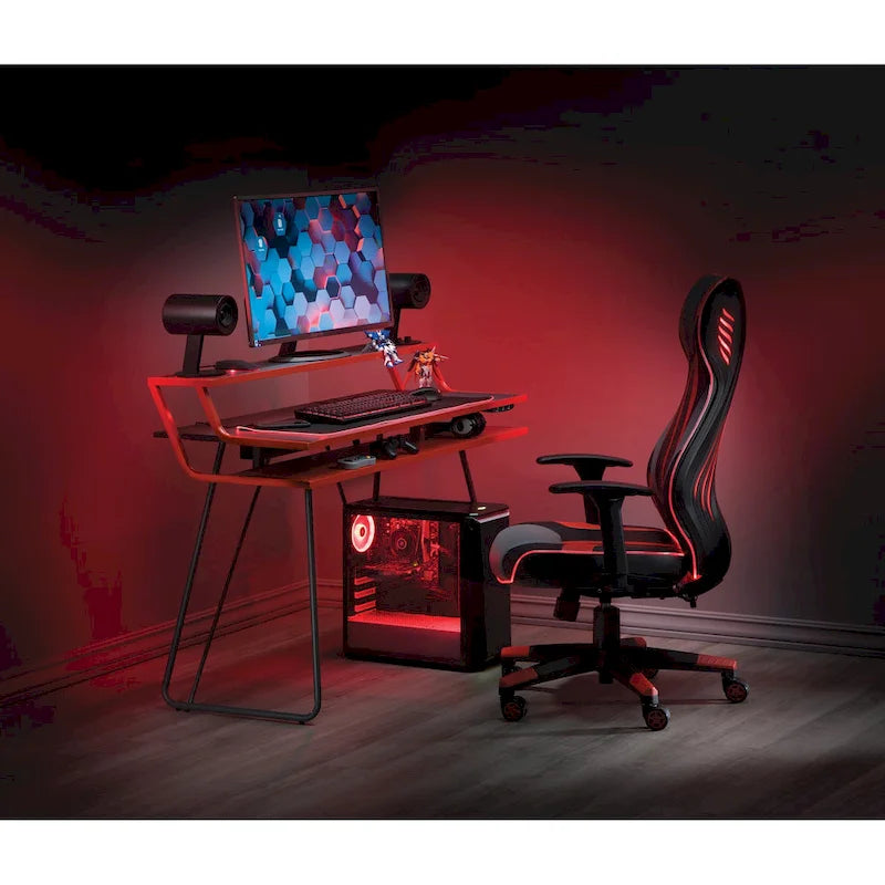 Bureau de gaming réglable