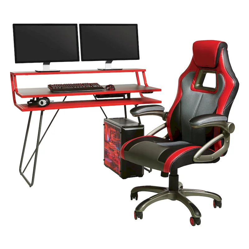 Bureau de gaming réglable