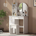 Grande coiffeuse avec tabouret et miroir
