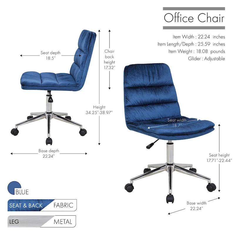 Chaises de bureau à domicile, rembourrage épais pour un confort optimal