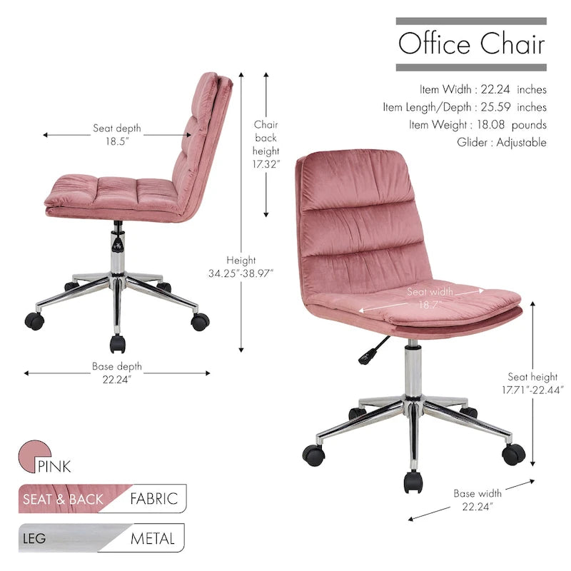 Chaises de bureau à domicile, rembourrage épais pour un confort optimal