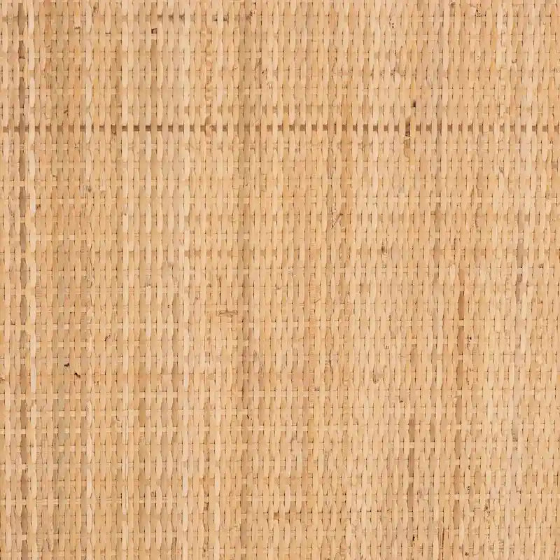 Meuble de rangement bohème en rotin naturel