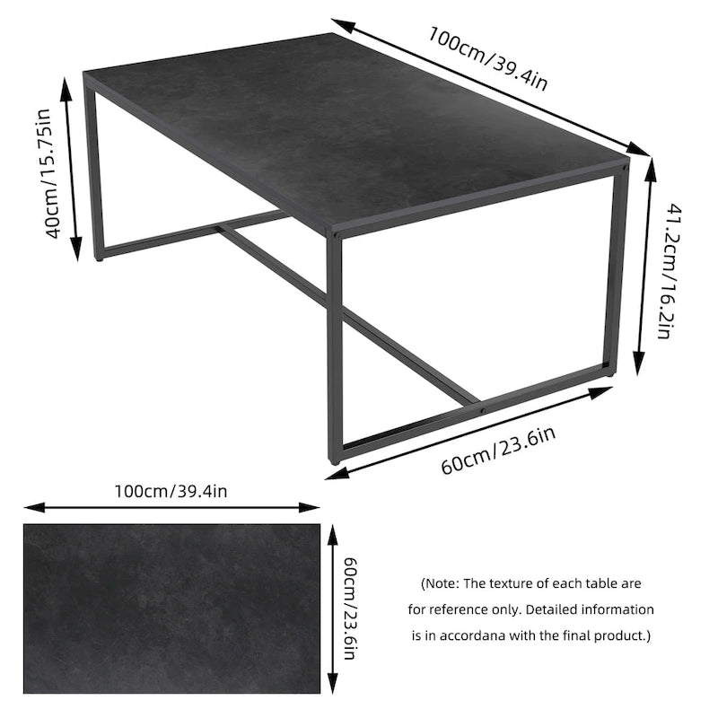 Table basse rectangulaire Frame