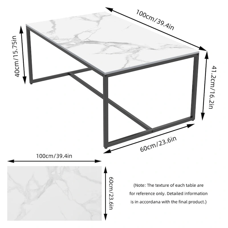 Table basse rectangulaire Frame