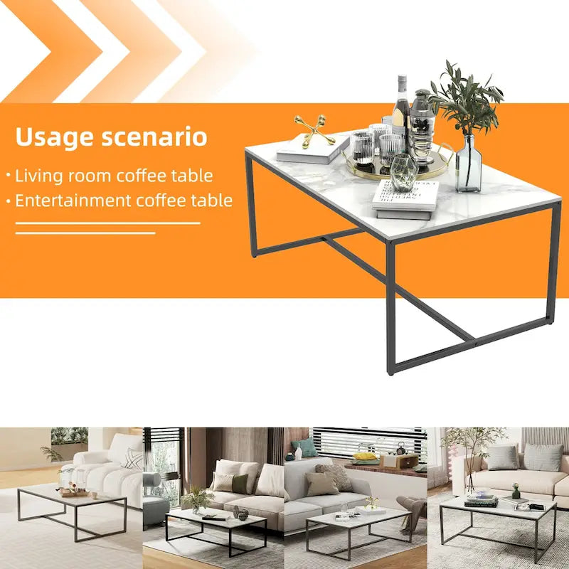 Table basse rectangulaire Frame